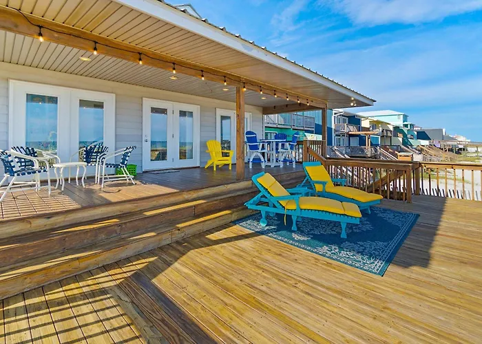 Lovely Beachfront With Balcony Ac & Washer Dryer *