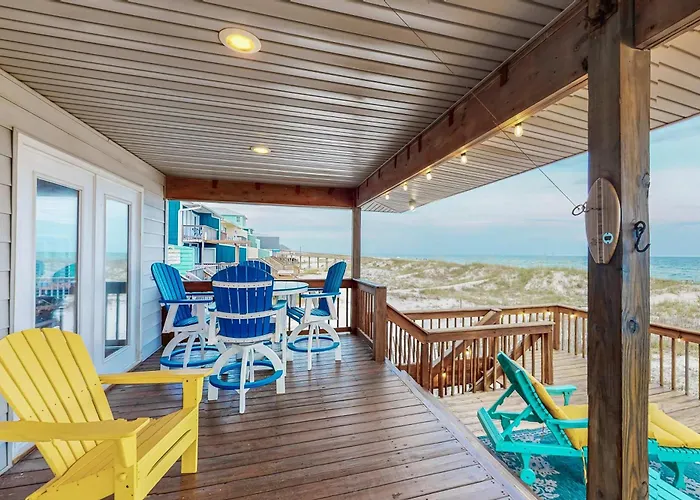 Lovely Beachfront With Balcony Ac & Washer Dryer * Gulf Shores